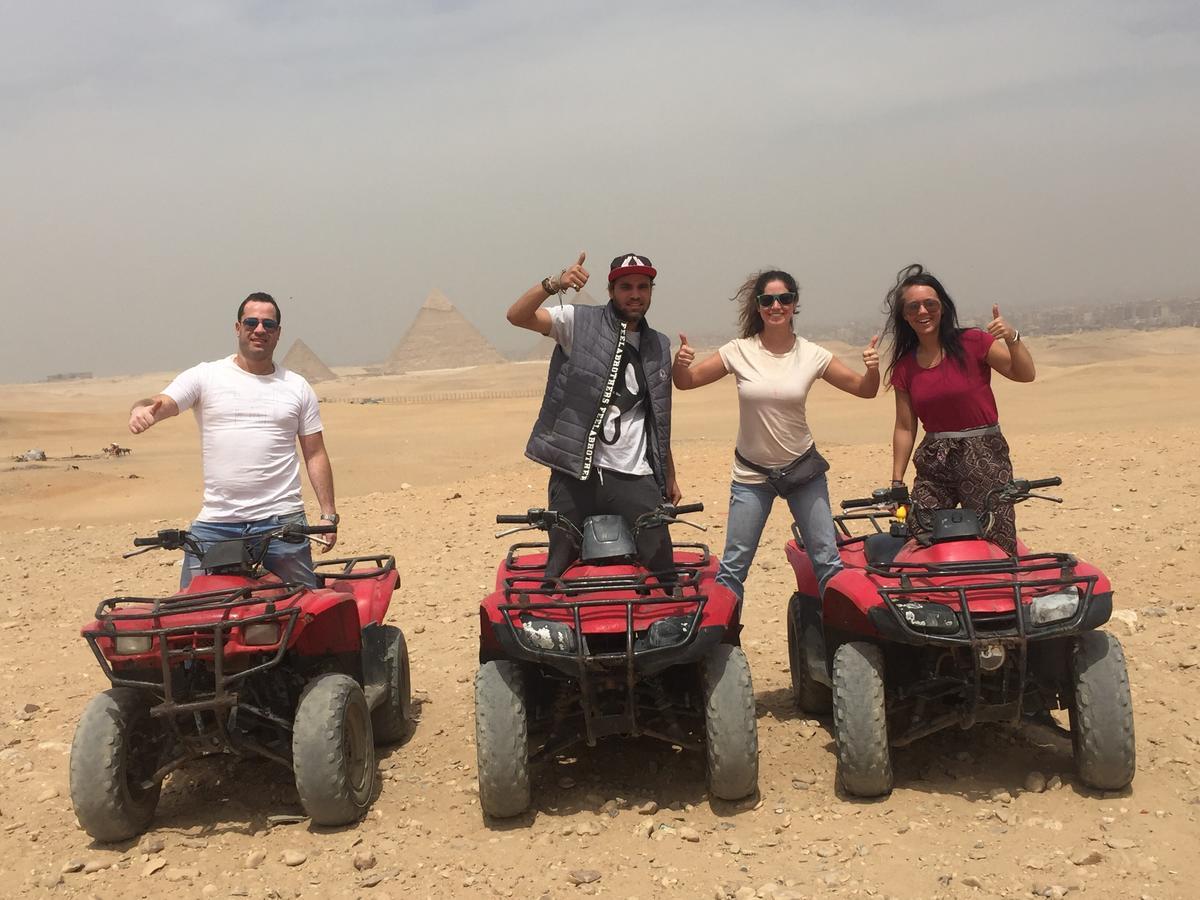 Happy days Pyramids Inn Kafrat al Jabal Bagian luar foto