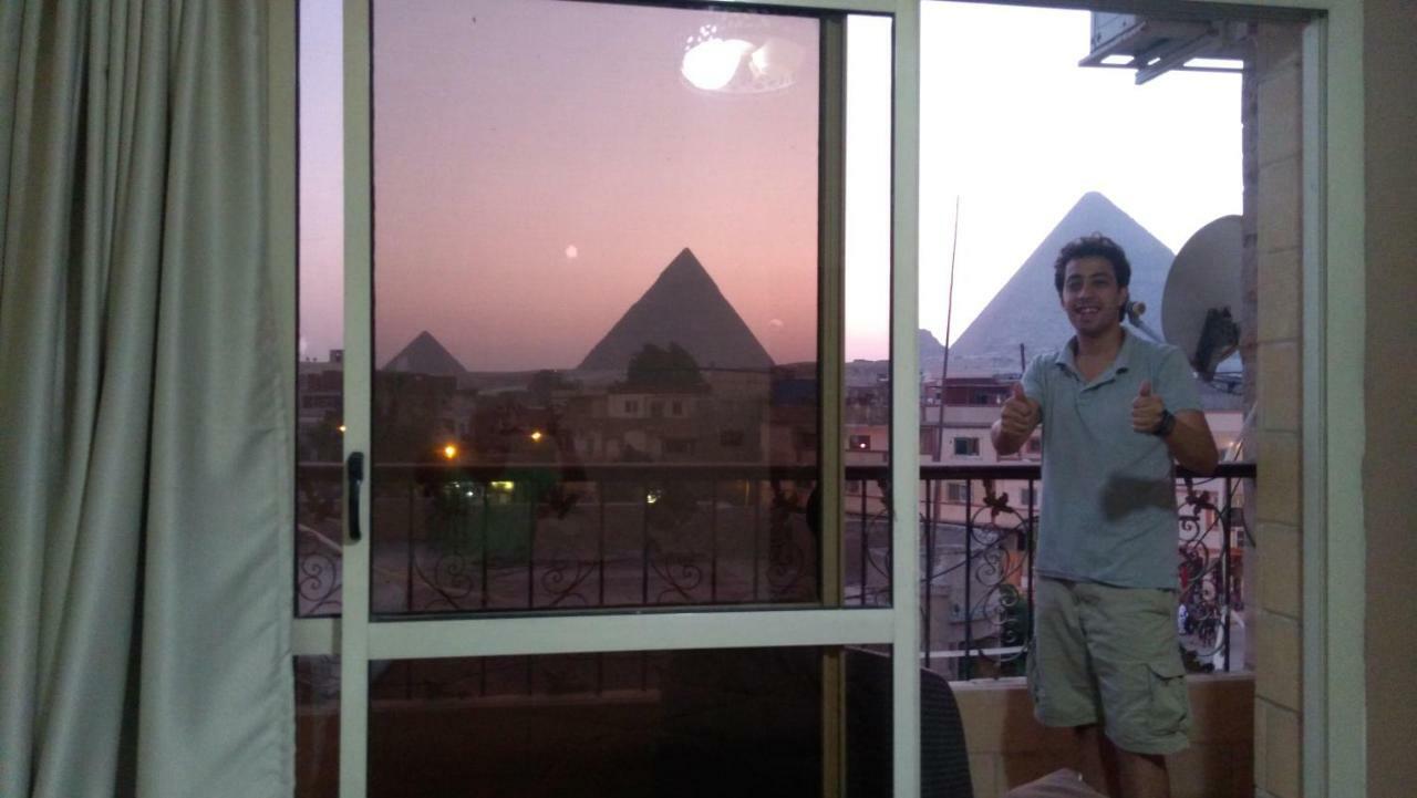 Happy days Pyramids Inn Kafrat al Jabal Bagian luar foto