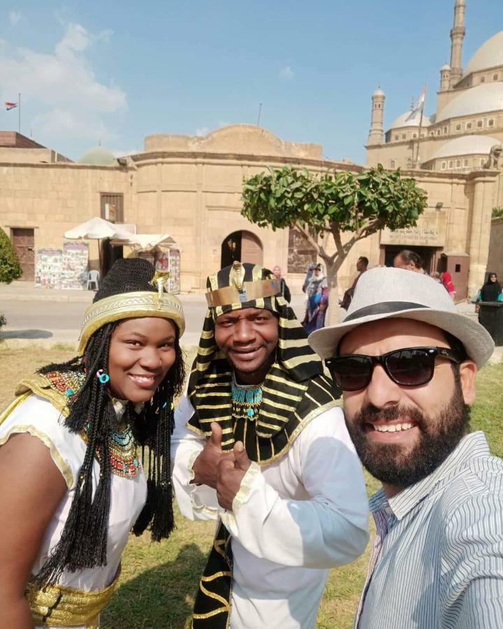 Happy days Pyramids Inn Kafrat al Jabal Bagian luar foto