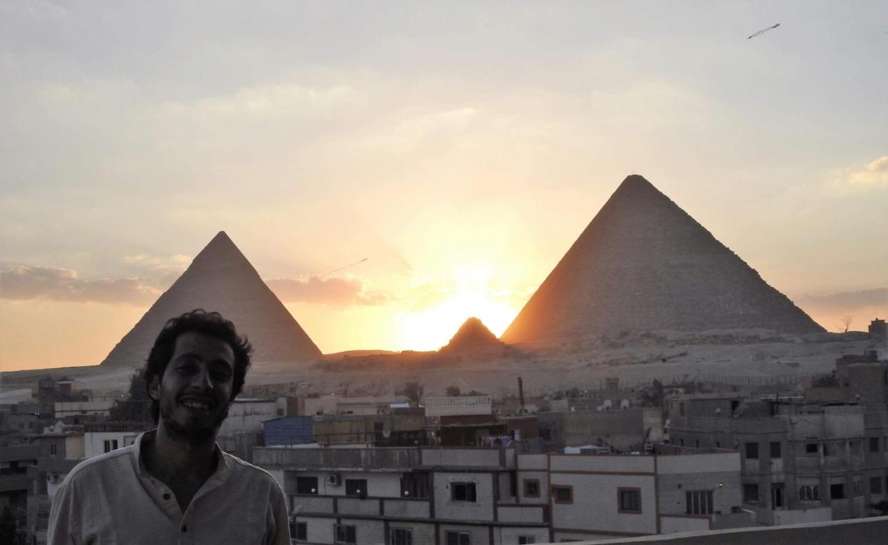 Happy days Pyramids Inn Kafrat al Jabal Bagian luar foto